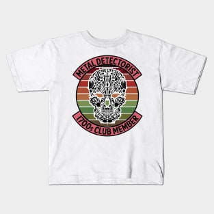 Metal Detectorist - 1700s Club Member Kids T-Shirt